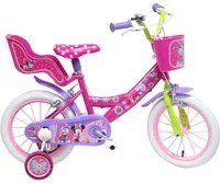 Bicicletta per Bambina 14 2 Freni Disney Minnie Rosa