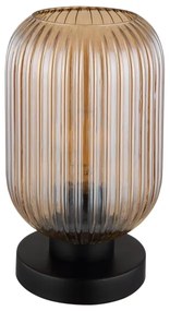 Globo 15469TA - Lampada da tavolo NORMY 1xE27/40W/230V marrone