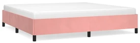 Giroletto rosa 200x200 cm in velluto