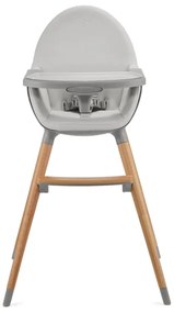 KINDERKRAFT - Seggiolone 2in1 FINI2 faggio/grigio