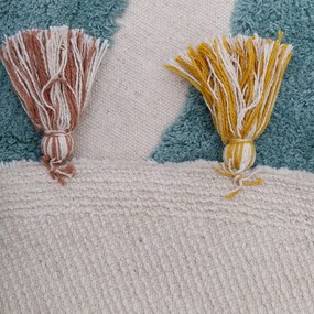 Tappeto per bambini fatto a mano, ø 110 cm Rainbow - Nattiot