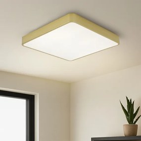 Brilagi-LED Plafoniera dimmerabile POOL LED/48W/230V 3000-6000K 50x50 cm dorata + telecomando