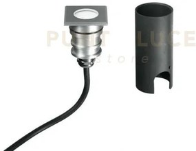 Segnapassi a incasso calpestabile led impact nikel quadrato dc24v 2...