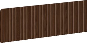 Mexen Rivel front scanalato per corpo mobile bagno 60 x 20 cm, noce - 91A20-0600-235-1-86