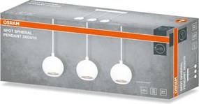 Osram - Lampada a sospensione con cavo SPOT SPHERAL 3xGU10/6W/230V bianco
