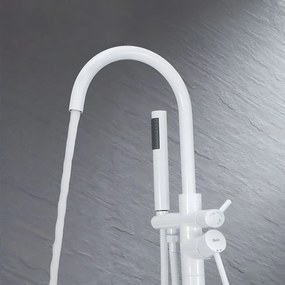 Rubinetto indipendente Rea Lungo Bianco