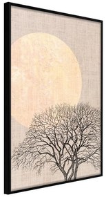 Poster  Tree in the Morning  Cornice Quadri Cornice nera, Larghezza x Altezza Home decor 20x30