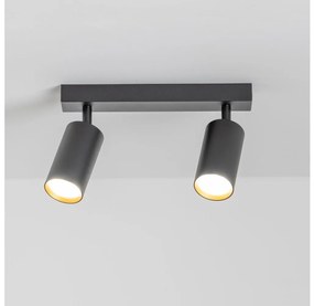 Brilagi - Faretto SELE 2xGU10/30W/230V nero/oro