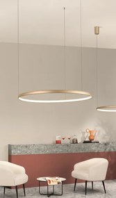 Sospensione led nova orizzontale d100 oro so.nova-100-oro