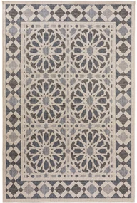 Tappeto beige e blu 200 x 300 cm MALISHKA