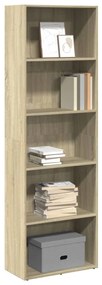 Libreria Rovere Sonoma 60x30x189 Cm İn Legno Multistrato /
