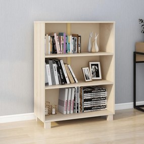 Libreria Hamar Ambra 85x35x112 Cm İn Legno Massello Di Pino /