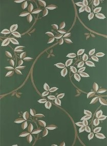 Farrow & Ball Carta da parati Ringwold - Green/ Off-White/ Gilver