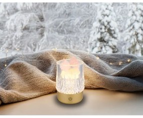 Globo 21044 - Lampada da tavolo LED dimmerabile LIZZY LED/1W/5V 1200 mAh oro