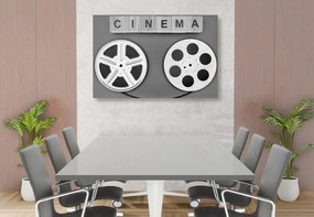 Quadro su tela – Pellicola cinematografica in bianco e nero