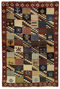 Gabbeh Tappeto persiano 160x110 (Iran) Annodato A Mano