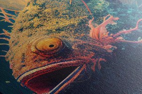 Stampa su tela – Rana pescatrice surrealista