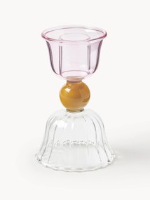 Portacandela in vetro borosilicato Perle
