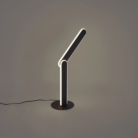 Lampada da tavolo di design nera con LED dimmerabile a 3 livelli - Gate