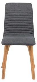 Set di 2 sedie da pranzo grigio antracite Arosa - Actona