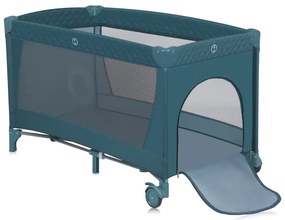 Lionelo - Lettino da viaggio FLOWER Verde Turchese