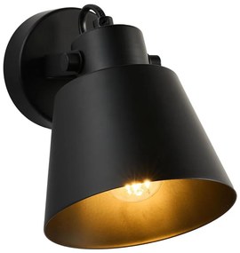 Brilagi - Faretto da parete TECHNO 1xE27/60W/230V nero