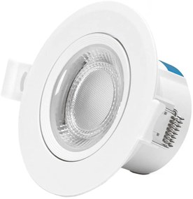 Aigostar - Faretto da incasso LED/5W/230V 3000K Ø 8,5 cm bianco