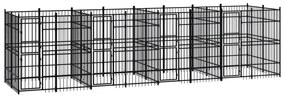 Gabbia Per Cani Da Esterno İn Acciaio 14,75 M² /