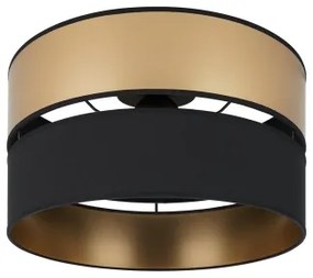 Brilagi - Plafoniera ROYAL 1xE27/15W/230V diametro 40 cm nero/oro