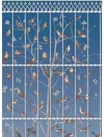 Fornasetti Tapete Uccelli von Cole and Son - Cerulean Sky