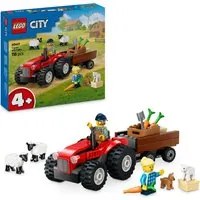 Trattore agricolo con rimorchio e pecore Lego City