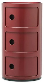 Componibili 3 Tavolino Burgundy - Kartell