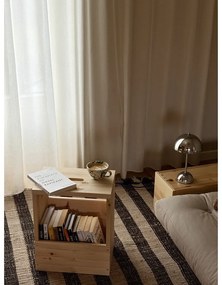 Comodino di colore naturale in pino massiccio Grab It – Karup Design