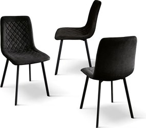 AULENA - sedia di design moderno in velluto