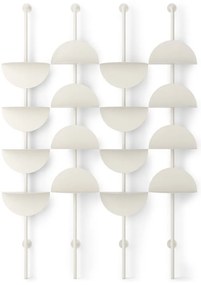 Sistema di scaffalatura componibile bianco opaco in metallo 27x203,5x35 cm Solis – Umbra