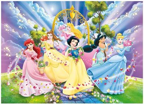 Puzzle maxi double-face Disney Principesse 108 pz retro colorabile 2642