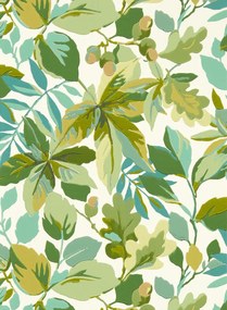 Sanderson Tapete Robins Wood - Botanical Green