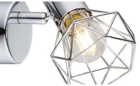 Globo 54802-1 - Faretto XARA I 1xE14/40W/230V cromo lucido