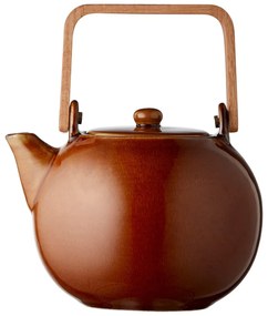 Teiera color ambra in ceramica con filtro 1,2 l Gastro Amber – Bitz