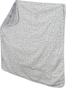 Coperta per neonato in cotone grigio 80x80 cm Miffy - Roba