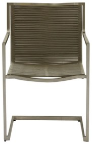 Set di 4 sedie da giardino in metallo marrone Sienna - Garden Pleasure