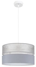 Lampadario su filo  LIMA 1xE27/60W/230V grigio