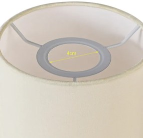 Brilagi - Paralume universale NUBILA E27 15,5x14 cm crema