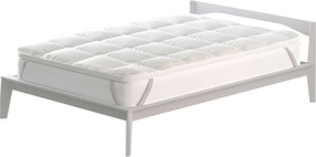 Topper Matrimoniale Trapuntato 600 gr/mq con Elastici Plus Bianco...