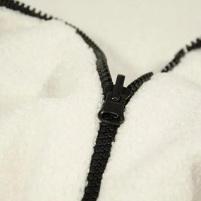 Pouf a sacco per bambini marrone con rivestimento in bouclé Cocoon 120 – SLOWDOWN