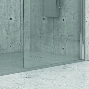 Piatto doccia 180x80 effetto pietra colore grigio - KAMALU