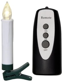 Set di 10 candele LED con telecomando Albero, altezza 13,5 cm - Star Trading