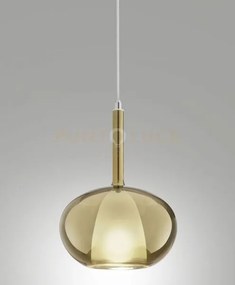 3787-50-189 edison vetro oro d.22cm completo cavo x kit luci