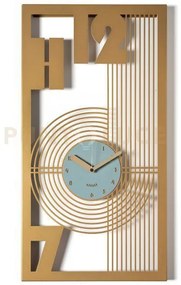Orologio classico gropius oro laccato,verde marino
