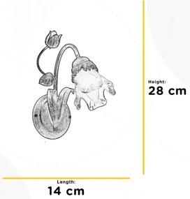 ONLI - Applique ARIANNA 1xE14/6W/230V